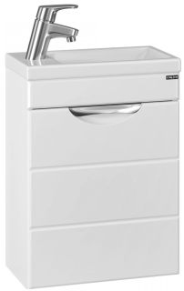 Шкаф-зеркало с подсветкой Onika Карина 206010 правый 60см белый